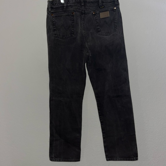Wrangler dark brown  jeans 13mwzkl size 34x32 - Picture 2 of 6